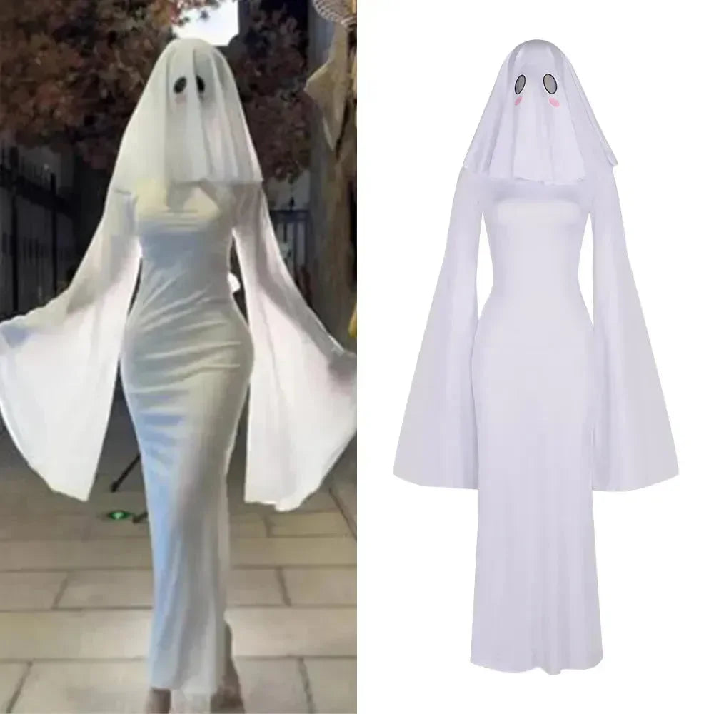 Ghostly Grace White Ghostess Costume - Bear Hugs