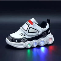 Glow & Go Luminous Cartoon Car Sneakers - Bear Hugs