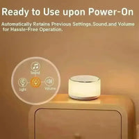 Glow-in-Dark Sleep Training Speaker - Bear Hugs