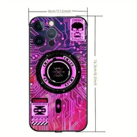 Glowing LED Circle Smart Voice Controlled Cover (For iPhone) - Bear Hugs