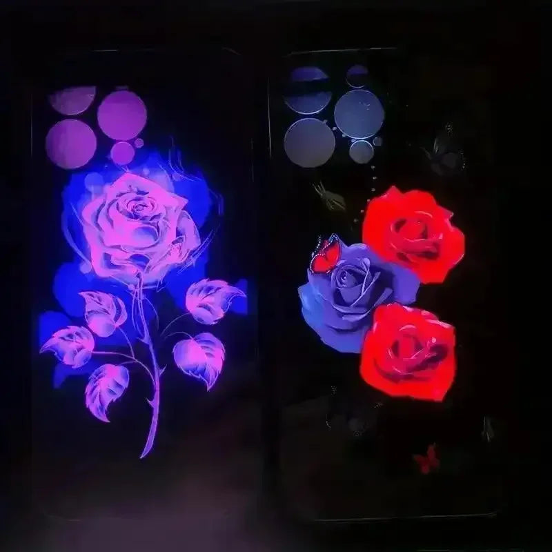 Glowing Rose Smart Voice Controlled Cover (For iPhone) - Bear Hugs