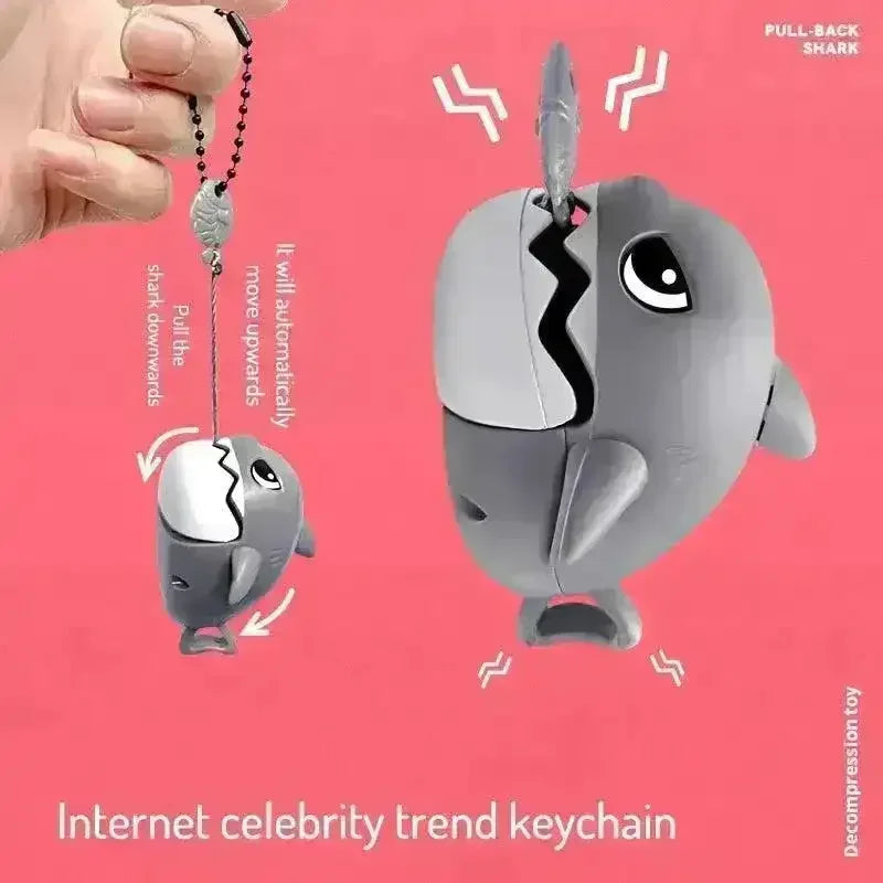 Gobbling Shark Novelty Keychain - Bear Hugs