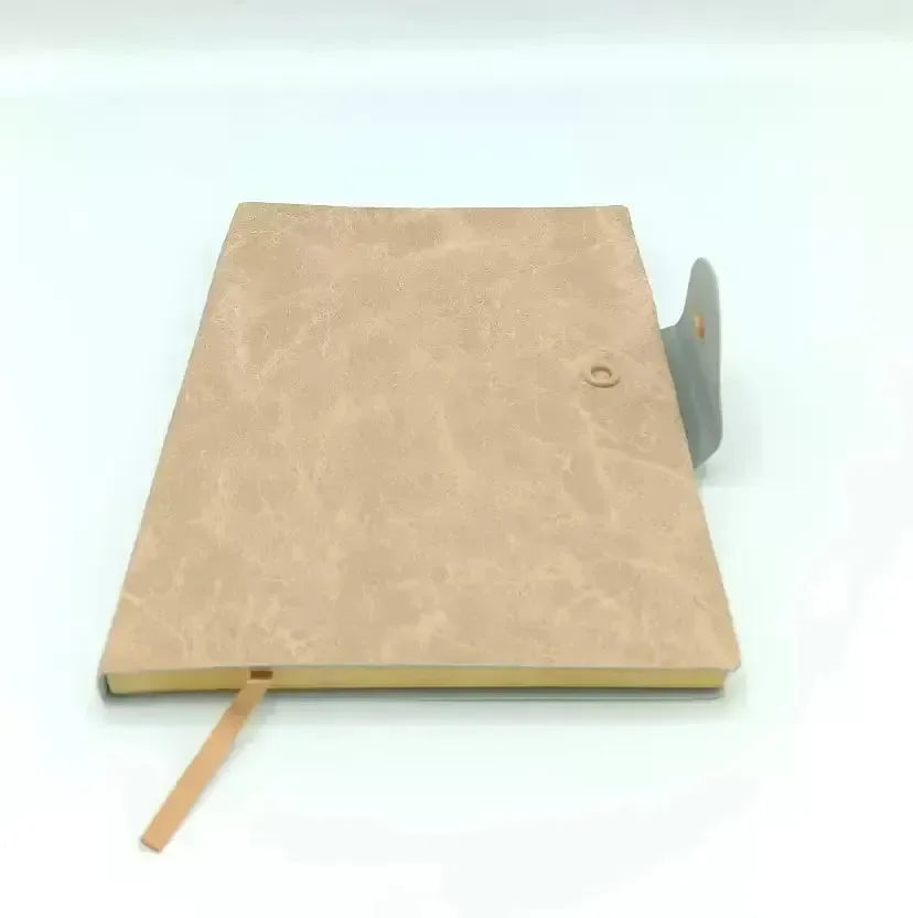 Gold Leaf A5 Button Lock Journal - Bear Hugs