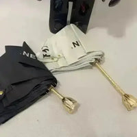 Golden Rose Luxury Tri-Fold Umbrella - Bear Hugs