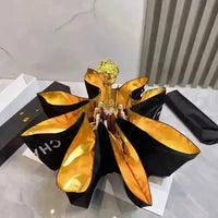 Golden Rose Luxury Tri-Fold Umbrella - Bear Hugs