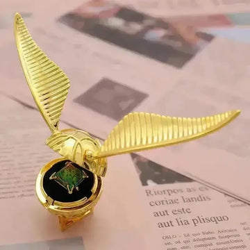 Golden Snitch Proposal Ring Box - Bear Hugs