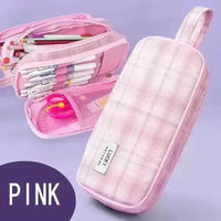 Good Luck Large Canvas Pencil Pouch - Bear Hugs