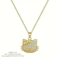 Gorgeous Hollow Hello Kitty Necklace - Bear Hugs