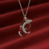 Gothic Dragon Heart Pendant - Bear Hugs