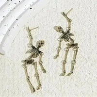 Gothic Punk Skeleton Earrings - Bear Hugs