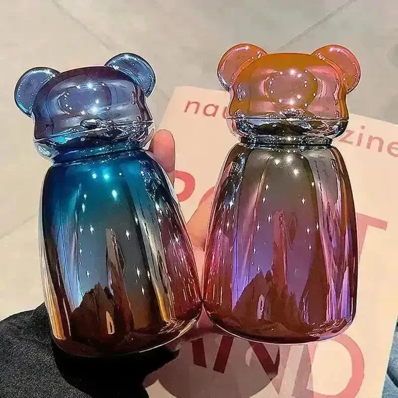 Gradient Bear Shaped Steel Bottle (460 ml) - Bear Hugs