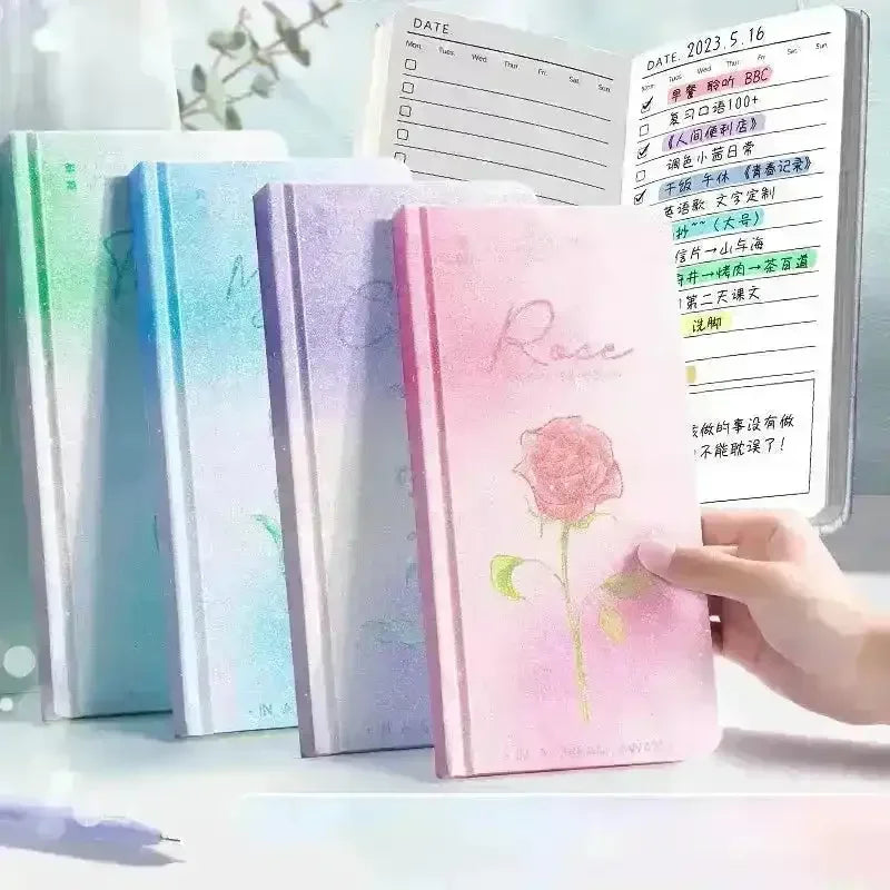 Gradient Flower Planner Notebook - Bear Hugs