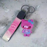 Gradient Hello Kitty 3D Keychain - Bear Hugs