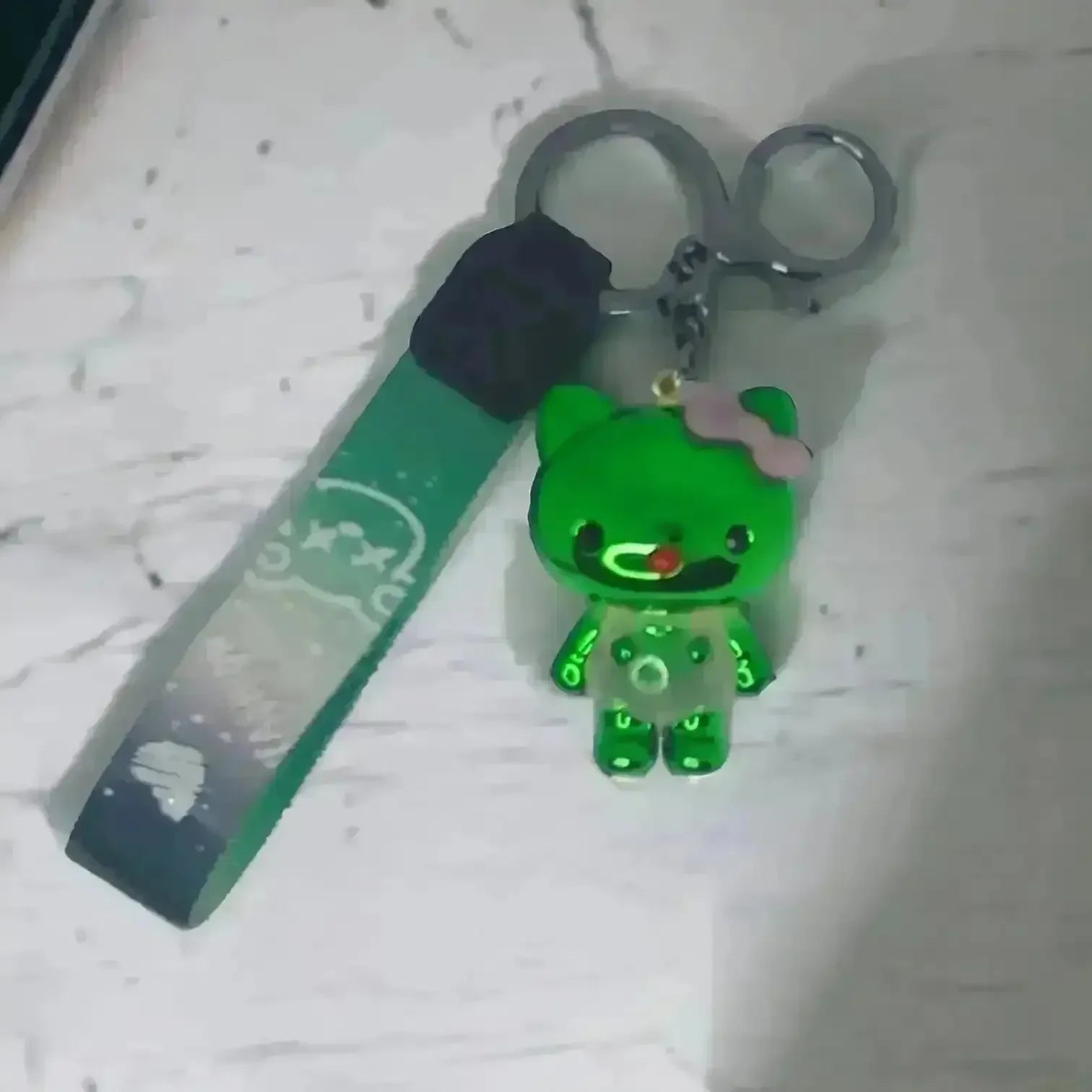 Gradient Hello Kitty 3D Keychain - Bear Hugs