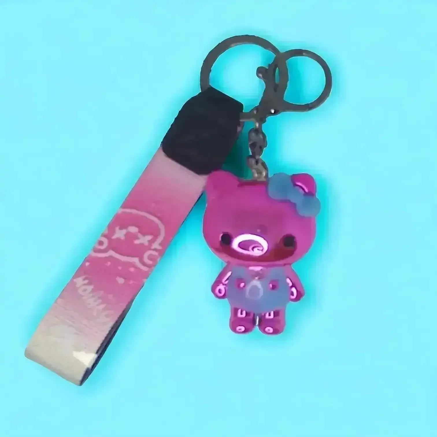 Gradient Hello Kitty 3D Keychain - Bear Hugs