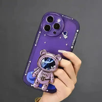 Graphic Printed Astronaut Case (For iPhone) - Bear Hugs