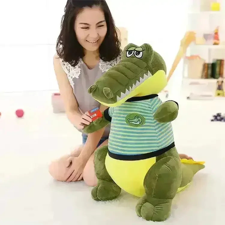 Green T-shirt Croc Plushie (70 cm) - Bear Hugs