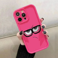Grumpy Grid Expression Phone Case (For iPhones) - Bear Hugs