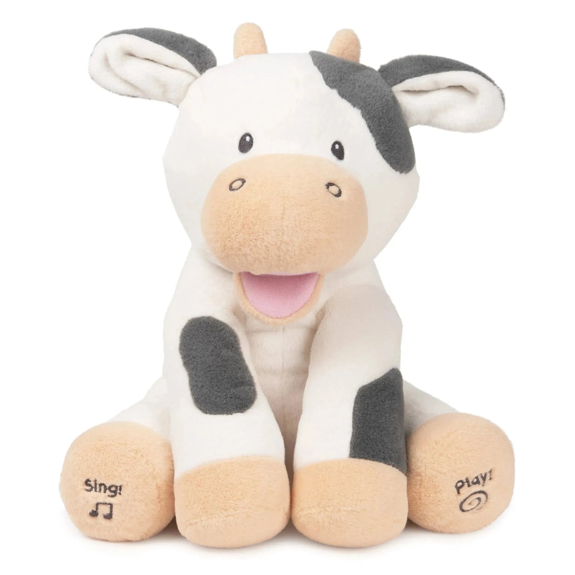 Gund Buttermilk the Cow Interactive Plushie - Bear Hugs