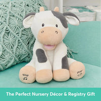 Gund Buttermilk the Cow Interactive Plushie - Bear Hugs