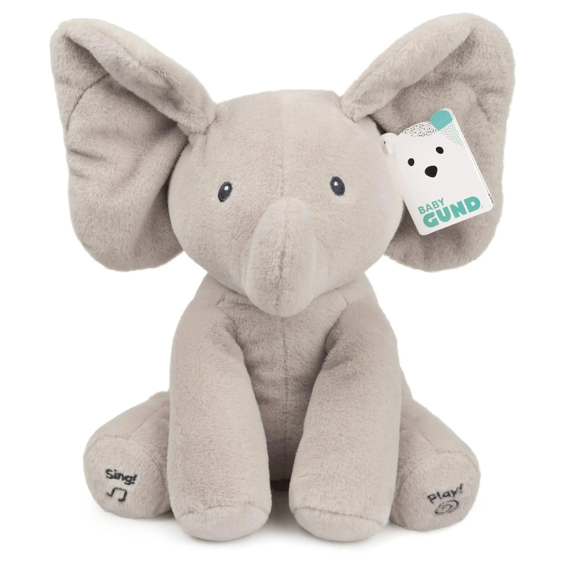 Gund Flappy The Elephant Interactive Plushie - Bear Hugs