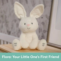 Gund Flora the Bunny Interactive Plushie - Bear Hugs