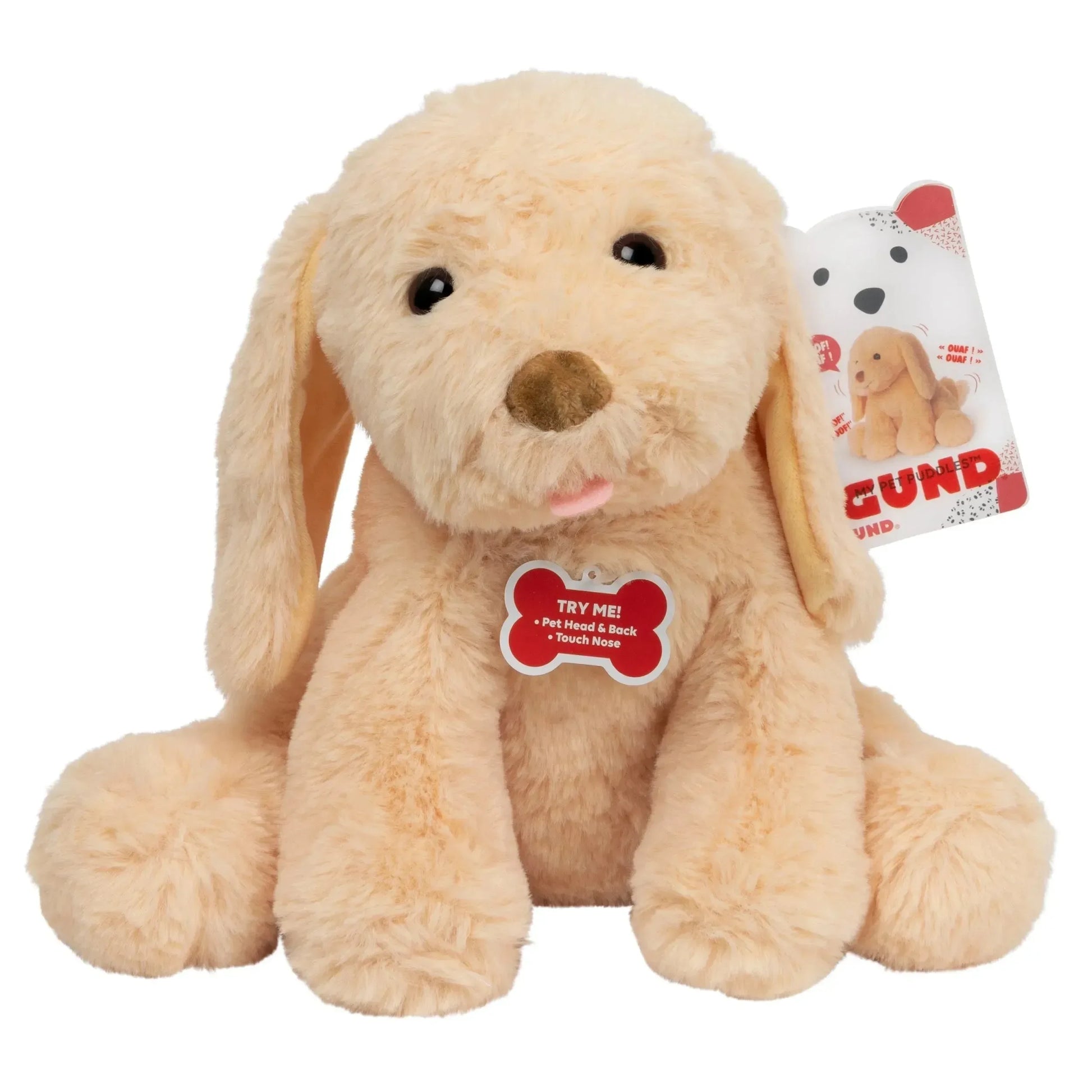 Gund Pet Puddles Interactive Plushie - Bear Hugs