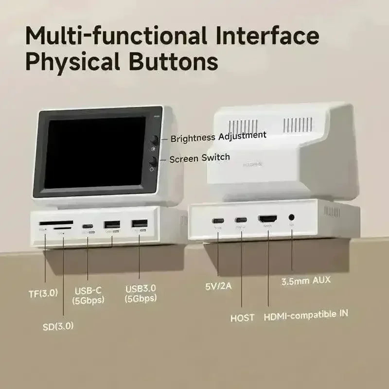 Hagibis 3.5-inch IPS Mini Command Center Desktop Productive Screen Hagibis 3.5-inch IPS Mini Command Center Desktop Productive Screen