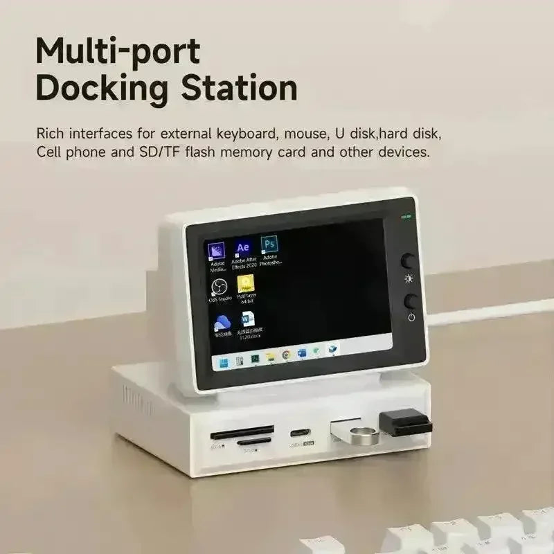 Hagibis 3.5-inch IPS Mini Command Center Desktop Productive Screen
