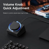 Hagibis Knob USB-C Hub With Shortcut Buttons Docking Station - Bear Hugs