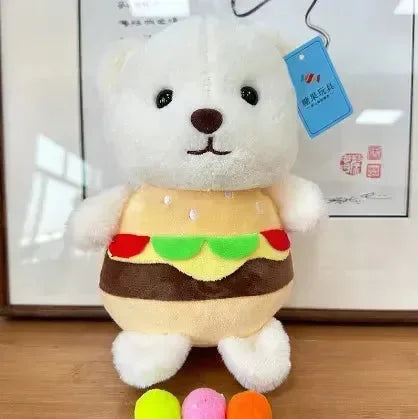 Hamburger Bear Plushie (25 cm) - Bear Hugs