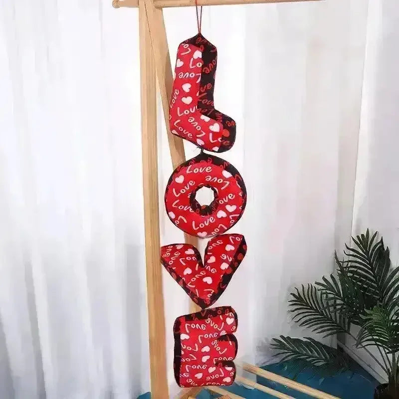 Hanging LOVE Letters Home Decoration Plush - Bear Hugs