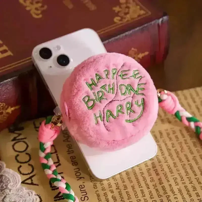 Happee Birthdae Phone Clip Pouch - Bear Hugs