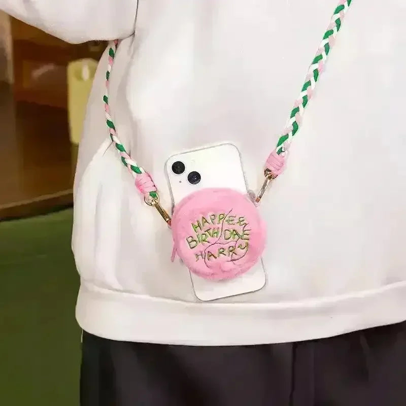 Happee Birthdae Phone Clip Pouch - Bear Hugs