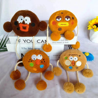 Happy & Sad Plush Cookie Keychains - Bear Hugs