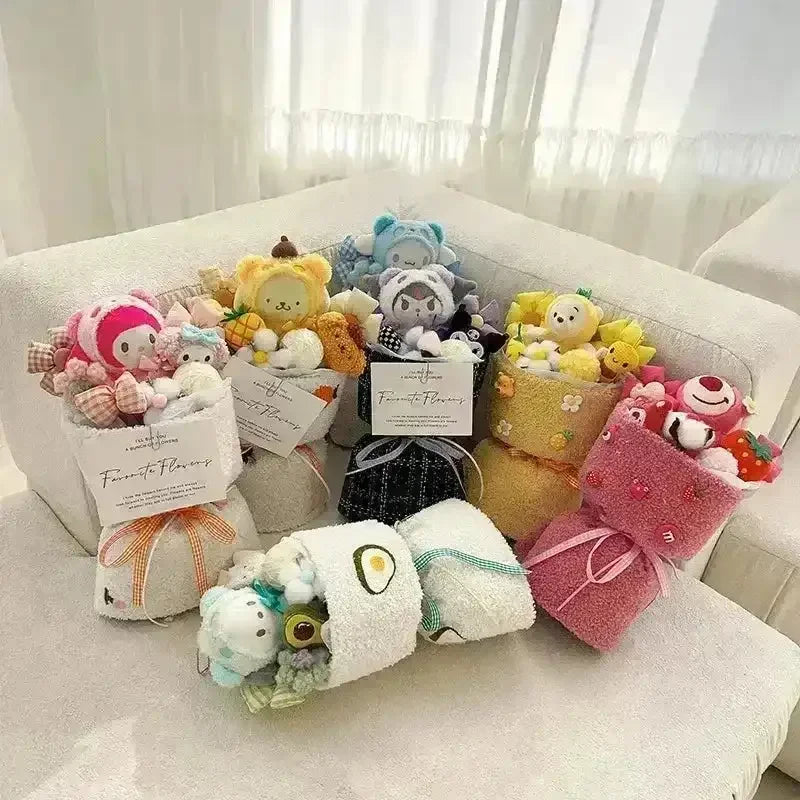 Happy Day Sanrio Romantic Plush Bouquet - Bear Hugs