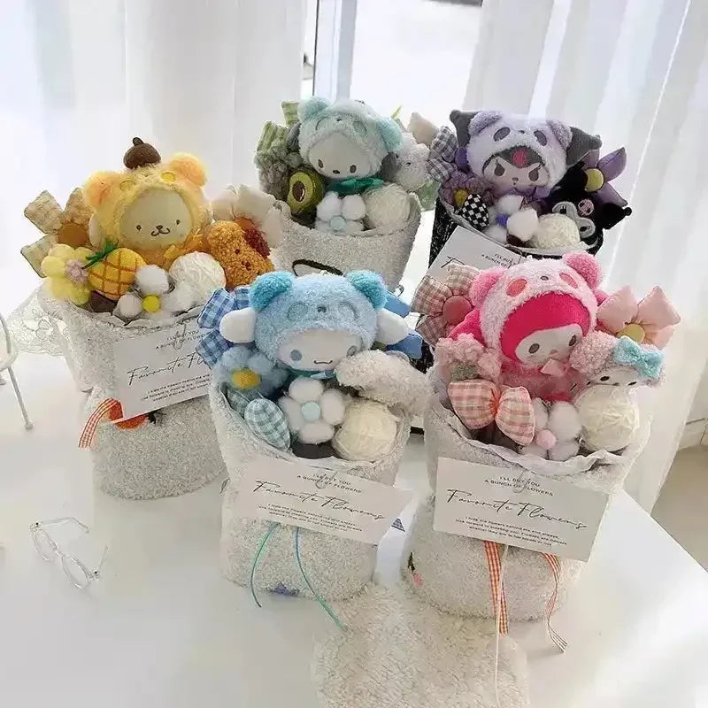Happy Day Sanrio Romantic Plush Bouquet - Bear Hugs