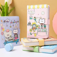 Happy Friends Diary with Magnetic Clasp - Bear Hugs