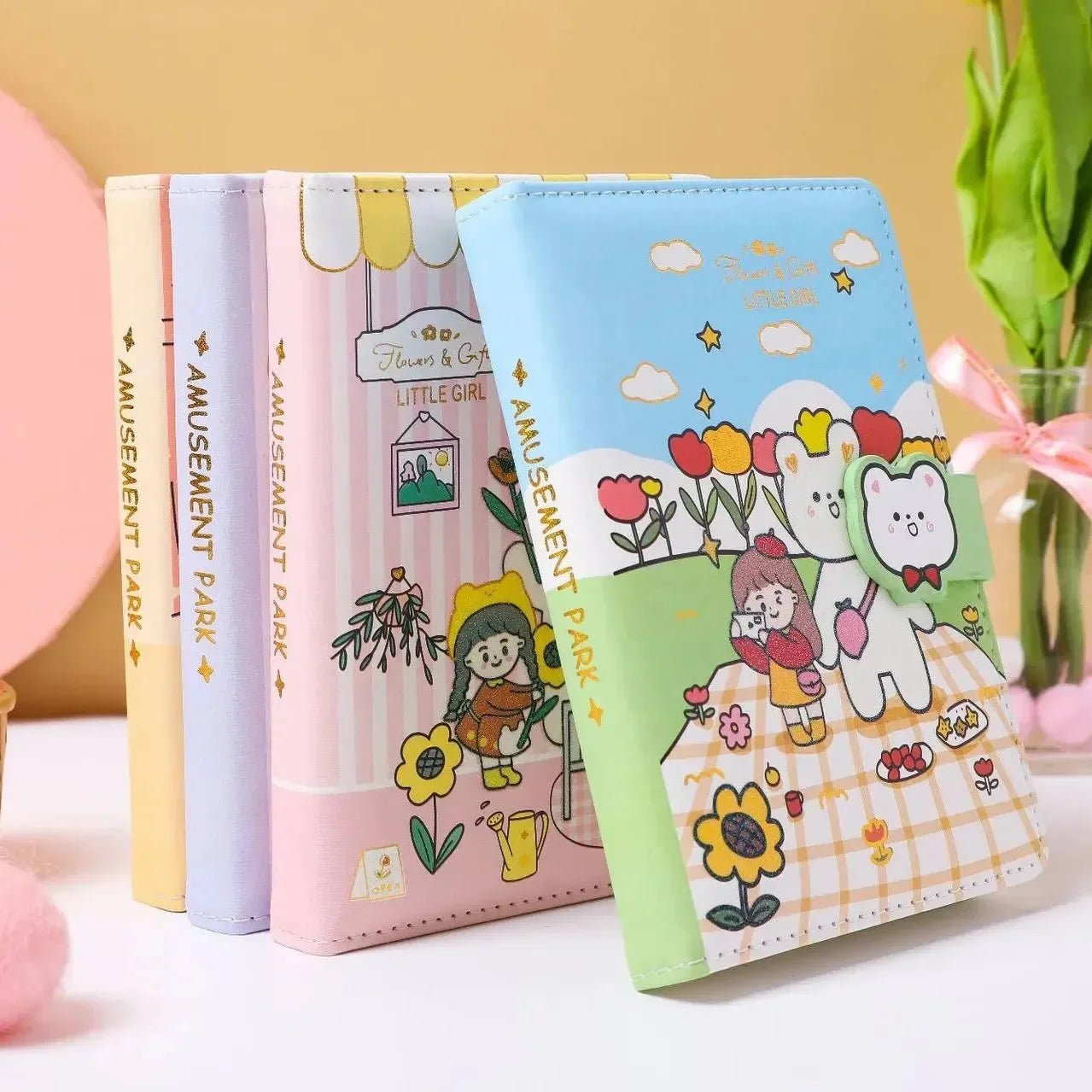 Happy Friends Diary with Magnetic Clasp - Bear Hugs