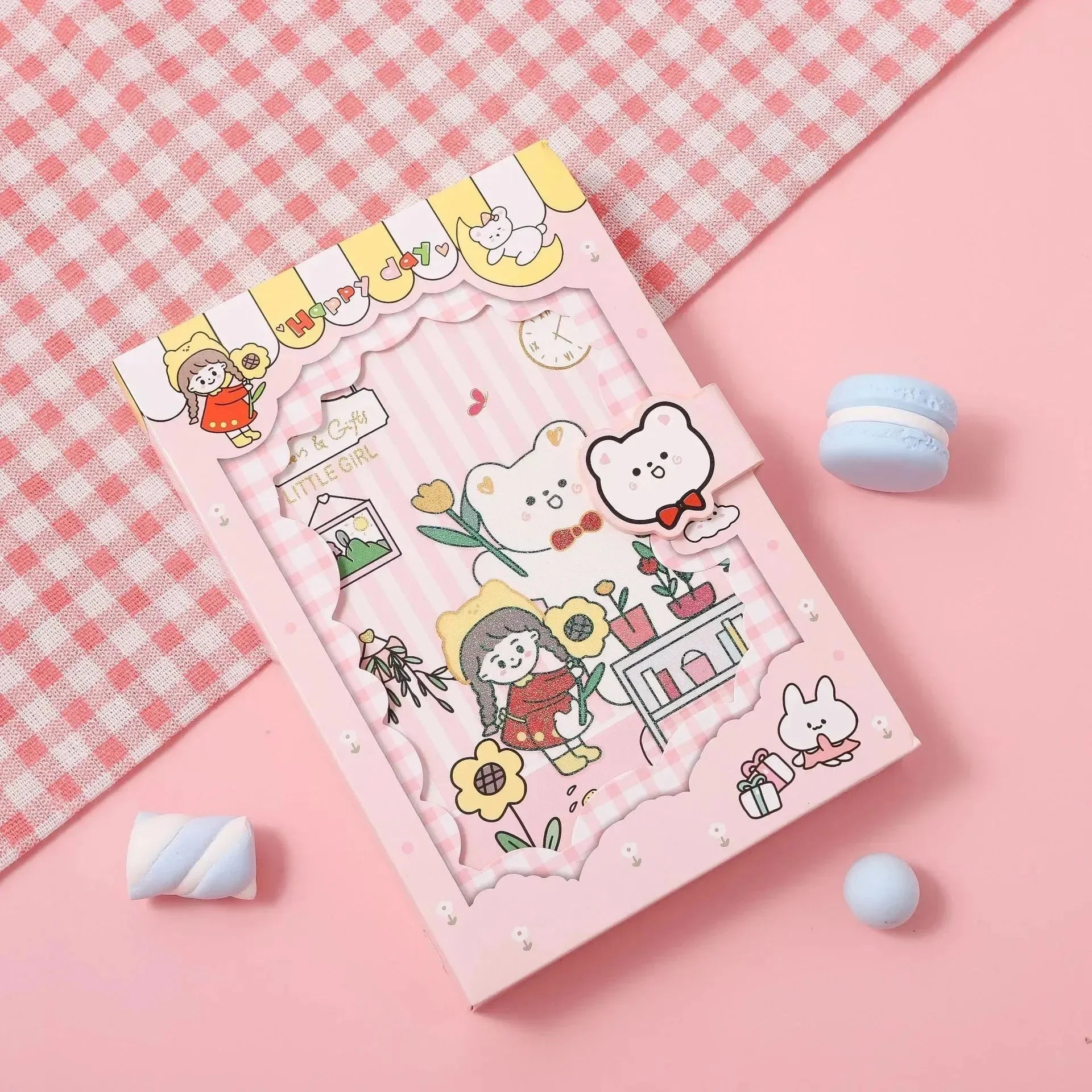 Happy Friends Diary with Magnetic Clasp - Bear Hugs