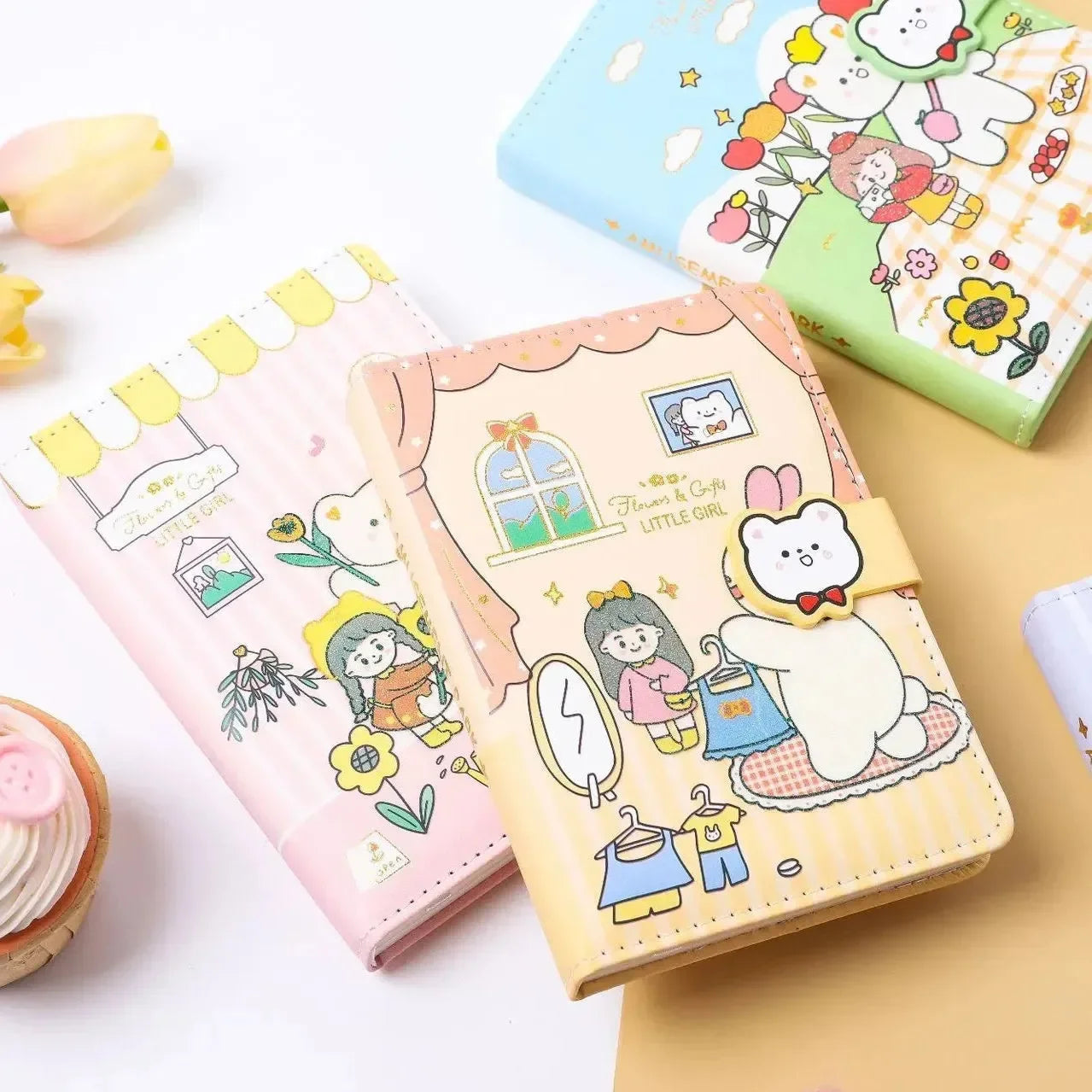 Happy Friends Diary with Magnetic Clasp - Bear Hugs