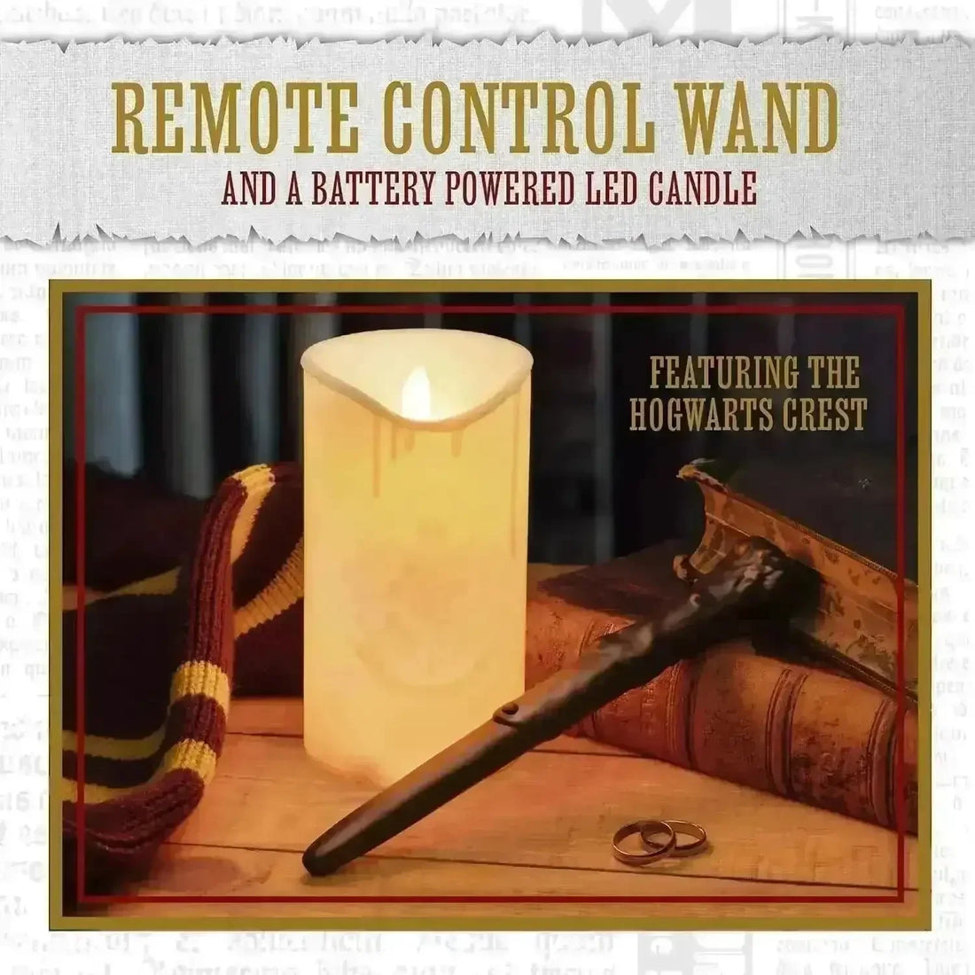 Harry Potter Wand Controlled Candle Night Light - Bear Hugs