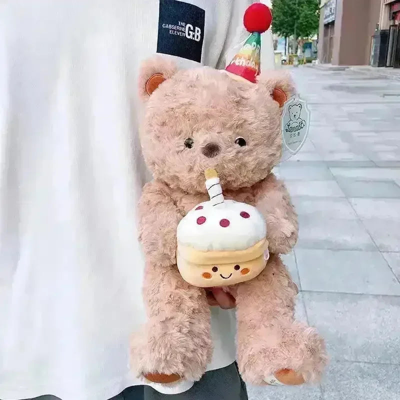 Hat Birthday Bear Plushie (40 cm) - Bear Hugs