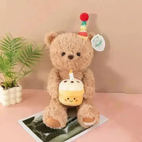 Hat Birthday Bear Plushie (40 cm) - Bear Hugs