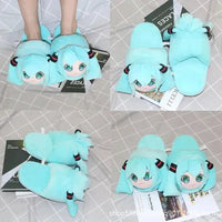 Hatsune Miku Anime Plush Slippers - Bear Hugs