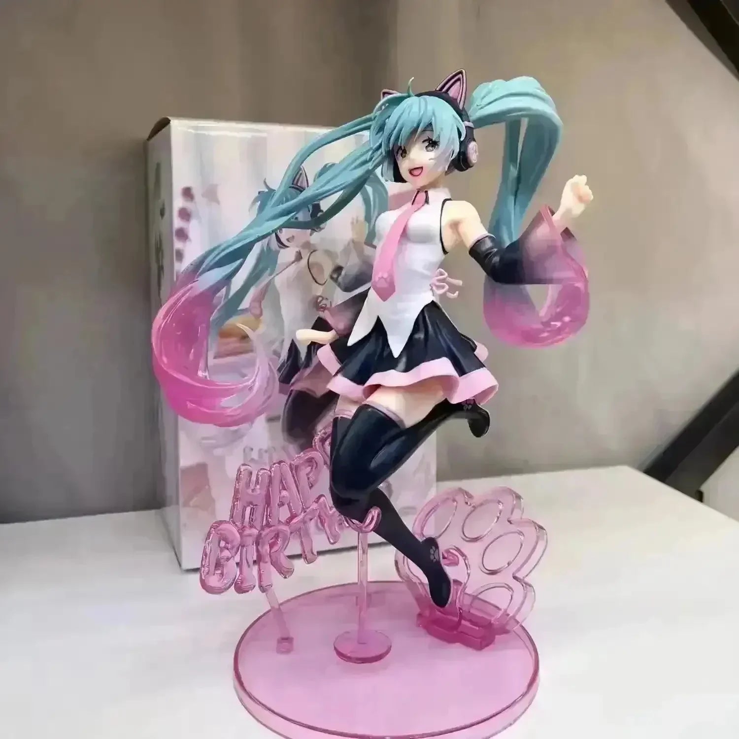 Hatsune Miku Kawaii Virtual Singer Figurine - Bear Hugs