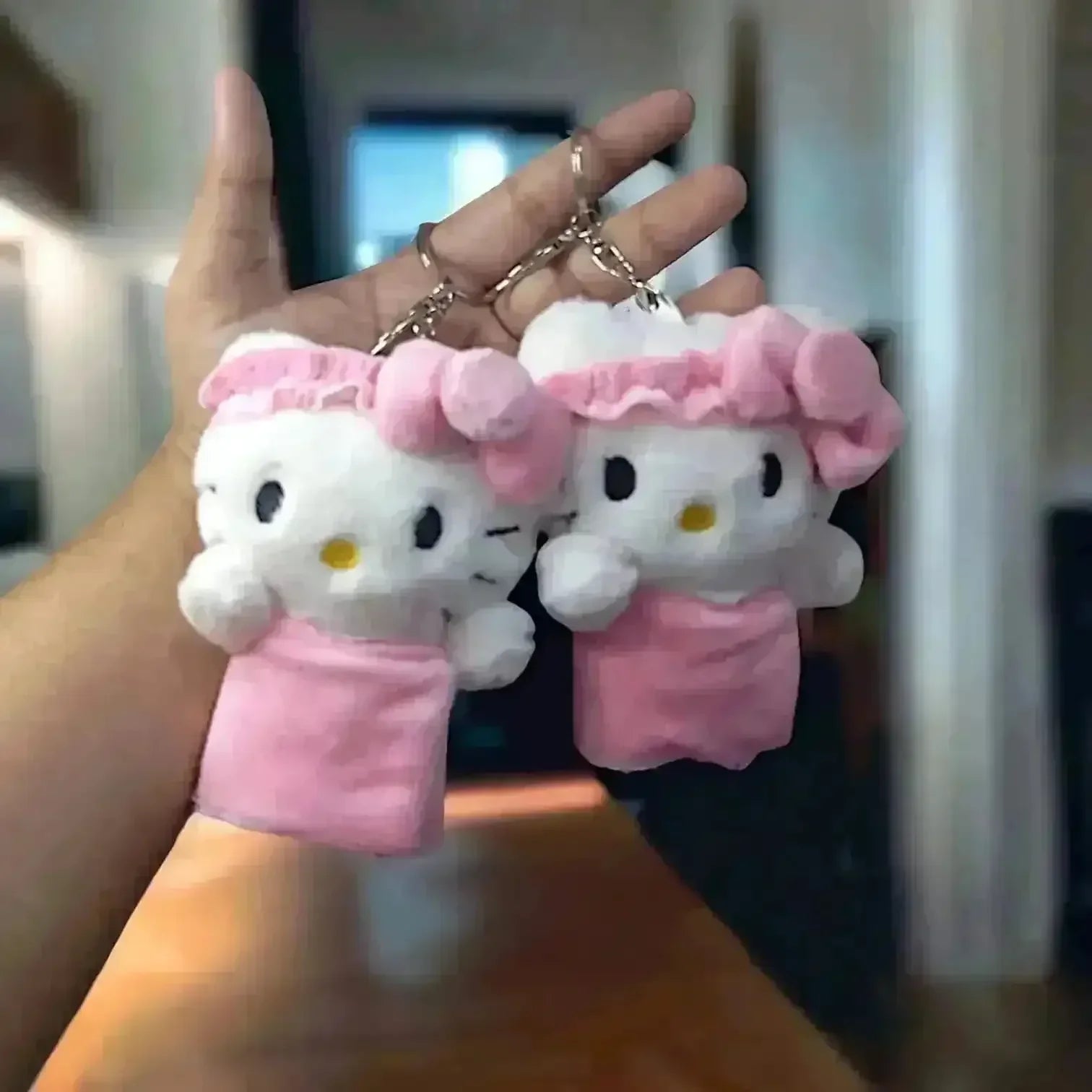 Headband Hello Kitty Plush Keychain - Bear Hugs