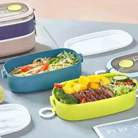 Healthy Double Layer Lunch Box - Bear Hugs