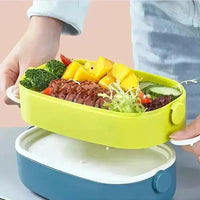 Healthy Double Layer Lunch Box - Bear Hugs