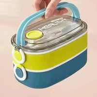 Healthy Double Layer Lunch Box - Bear Hugs